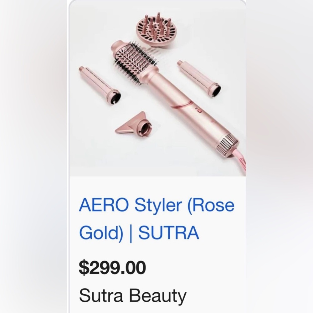 Sutra Aero Styler Hair Tool Set.  NIB - Picture 2 of 6